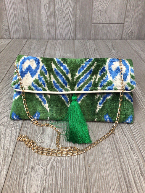 Chenille clutch Purse